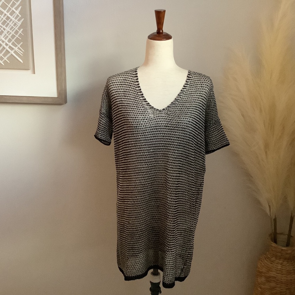 Eileen Fisher Organic Linen Knit Tunic, size XS NWT